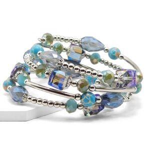 Fairy Loops - Blue Bracelet